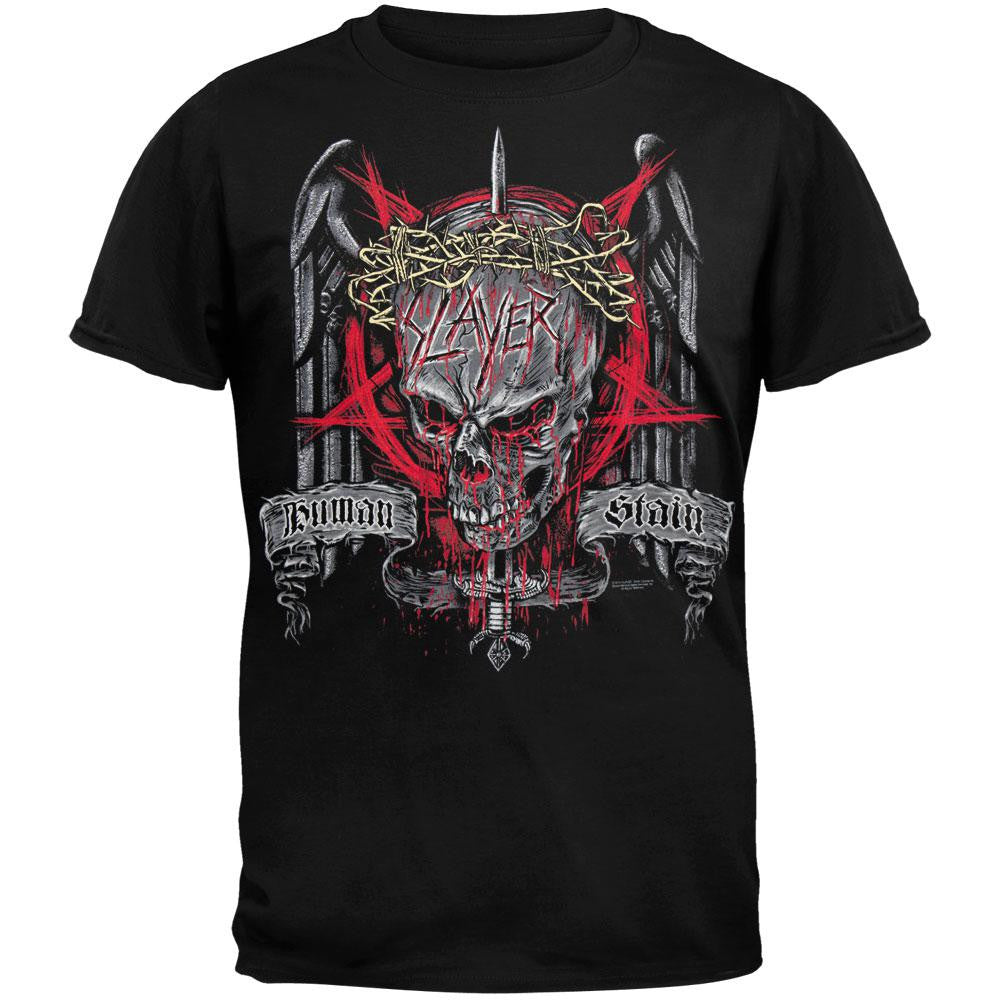 Slayer - Human Stain T-Shirt Men's T-Shirts Slayer SM Black 