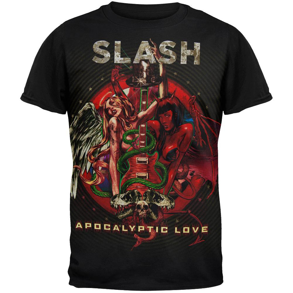 Slash - Top Hat Apocalyptic Love Tour T-Shirt Men's T-Shirts Slash 2XL Black 