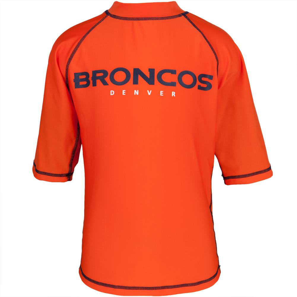 Denver Broncos - Logo Rash Guard Juvy T-Shirt Juvenile T-Shirts Denver Broncos J4 Orange 