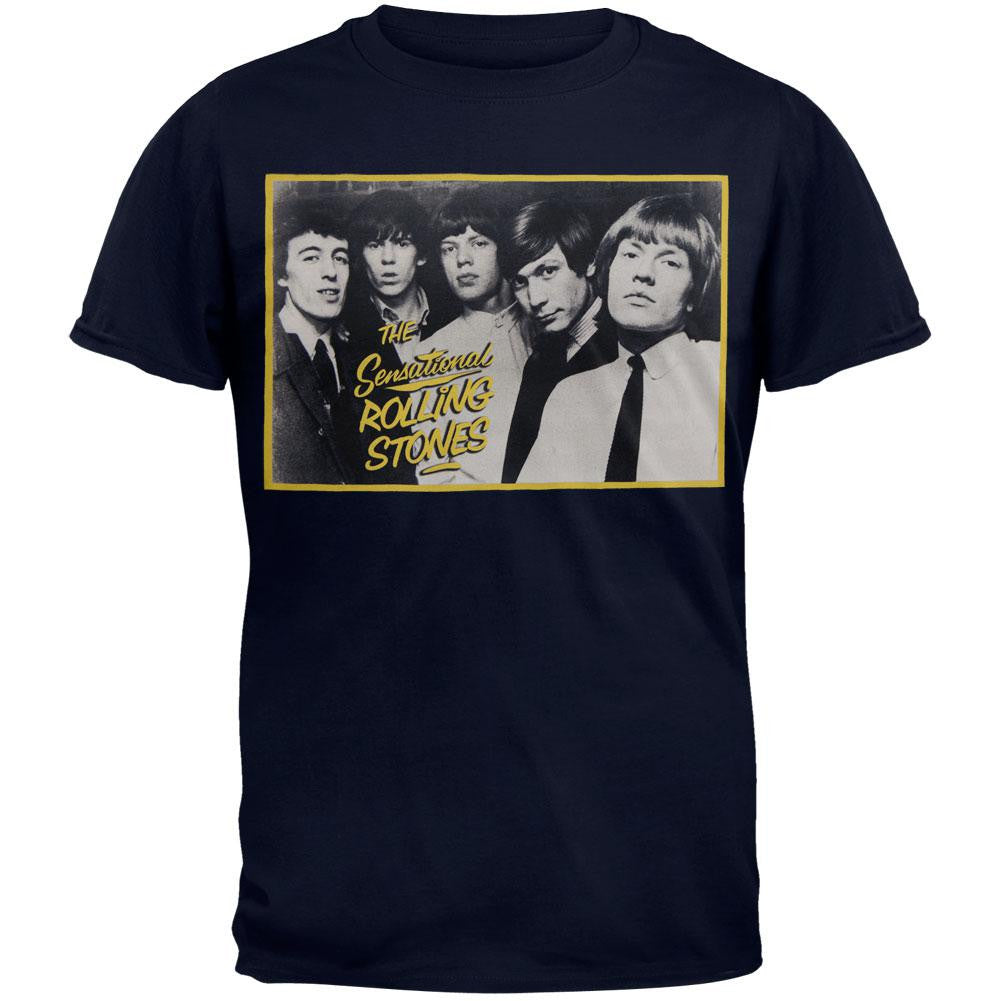 Rolling Stones - Sensational T-Shirt Men's T-Shirts Rolling Stones SM Blue 