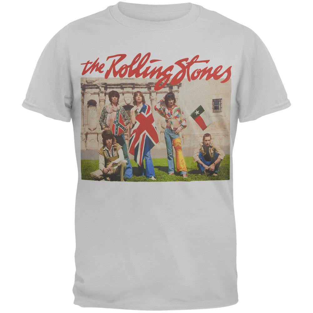 Rolling Stones - Alamo Photo T-Shirt Men's T-Shirts Rolling Stones SM Grey 