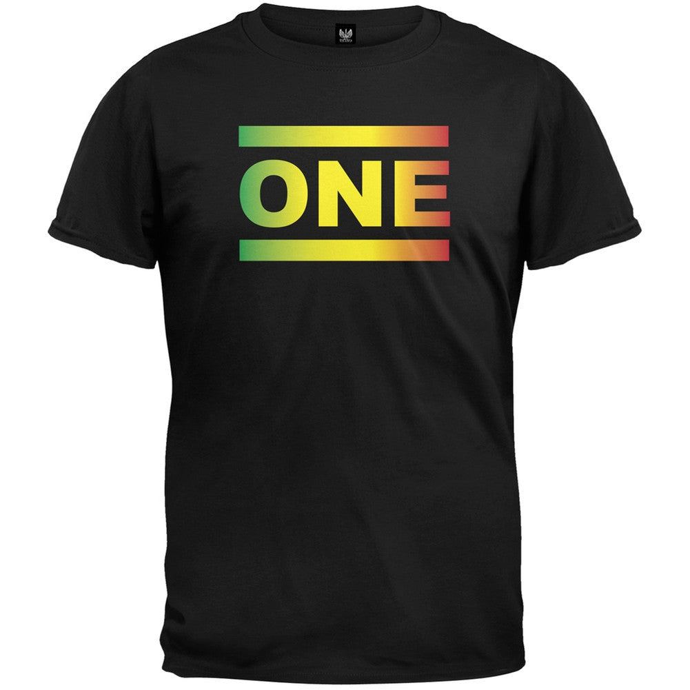 One Love Rastafari T-Shirt Men's T-Shirts Old Glory   