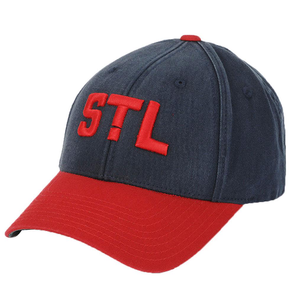 St. Louis Cardinals - '39 Logo Pastime Replica Adjustable Baseball Cap Adjustable Baseball Caps Old Glory OS Blue 