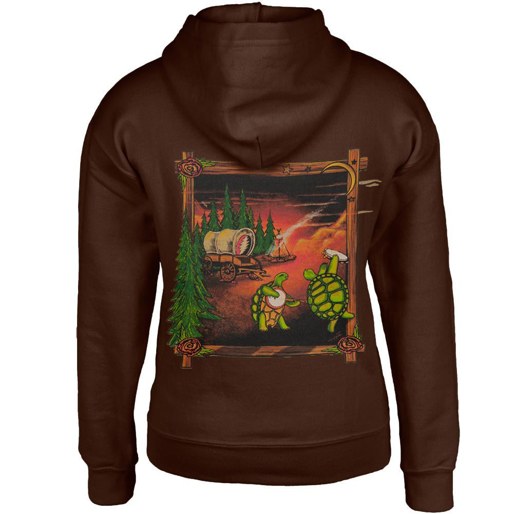 Grateful Dead - Covered Wagon Terrapins Dark Brown Youth Hoodie Youth Hoodies Grateful Dead SM Brown 