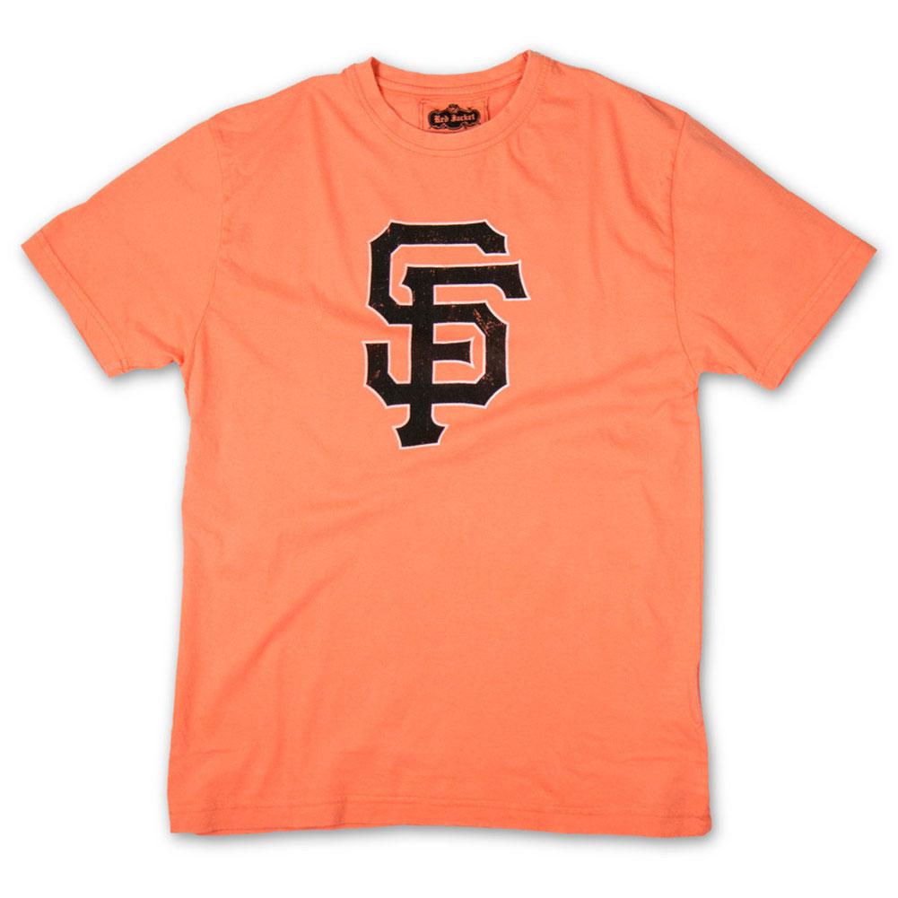 San Francisco Giants - SF Logo Soft Orange T-Shirt Men's T-Shirts San Francisco Giants 2XL Orange 