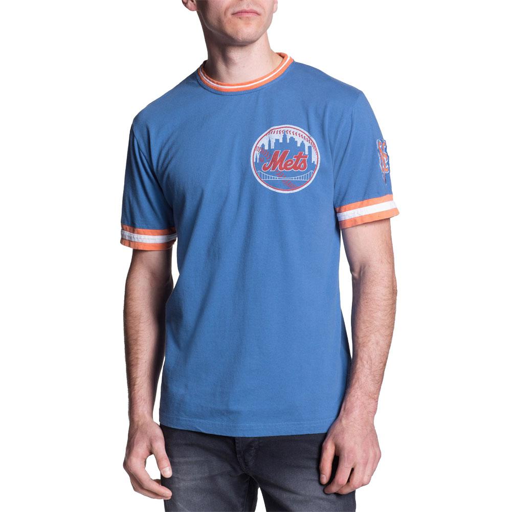 New York Mets - Circle Logo Jersey Men's Baseball Jerseys New York Mets SM Blue 