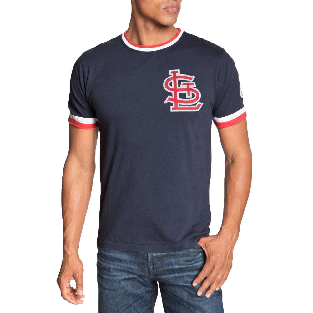 Men's '47 Charcoal St. Louis Cardinals Wonder Boy Vintage Tubular T-Shirt