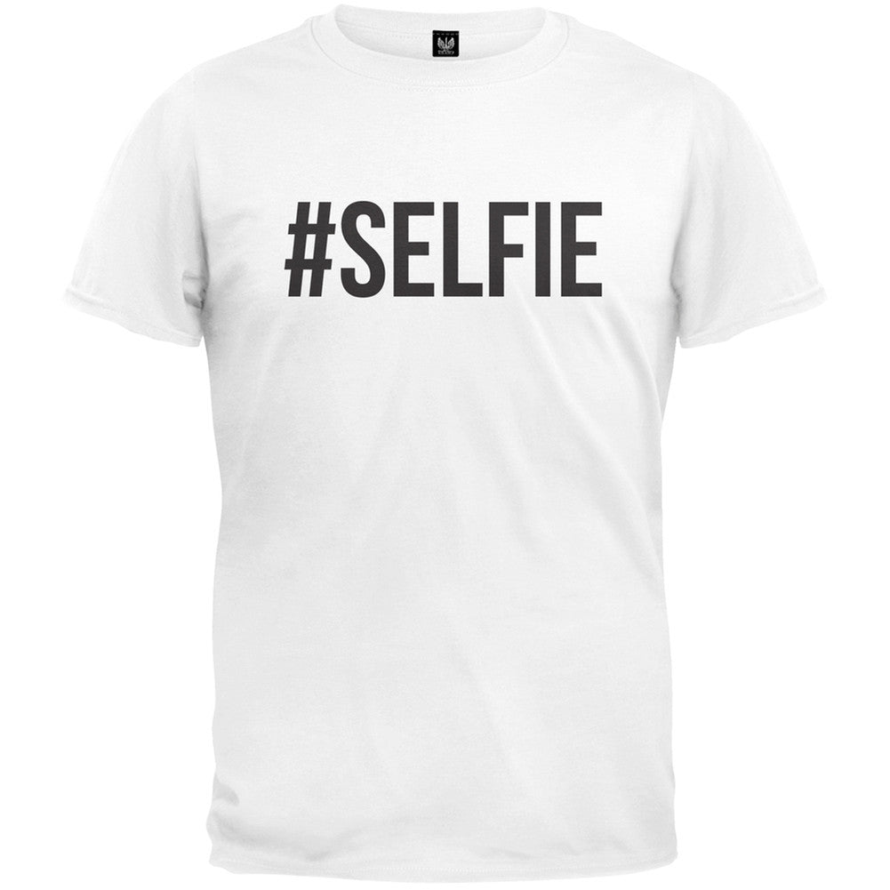 #SELFIE T-Shirt Men's T-Shirts Old Glory SM White 