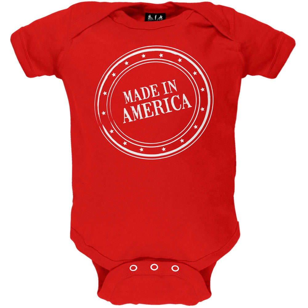 Made in America Baby One Piece Baby One Piece Old Glory   