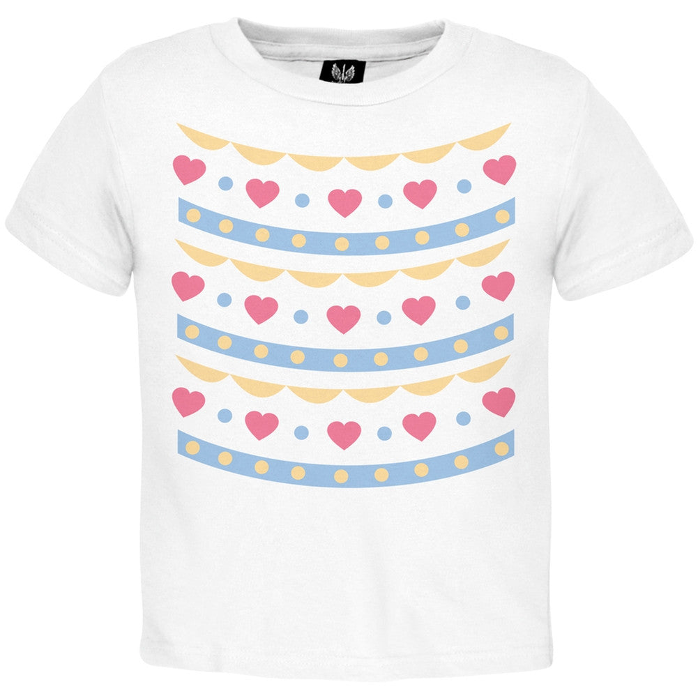 Easter Egg Hearts Costume Toddler T-Shirt Toddler T-Shirts Old Glory   