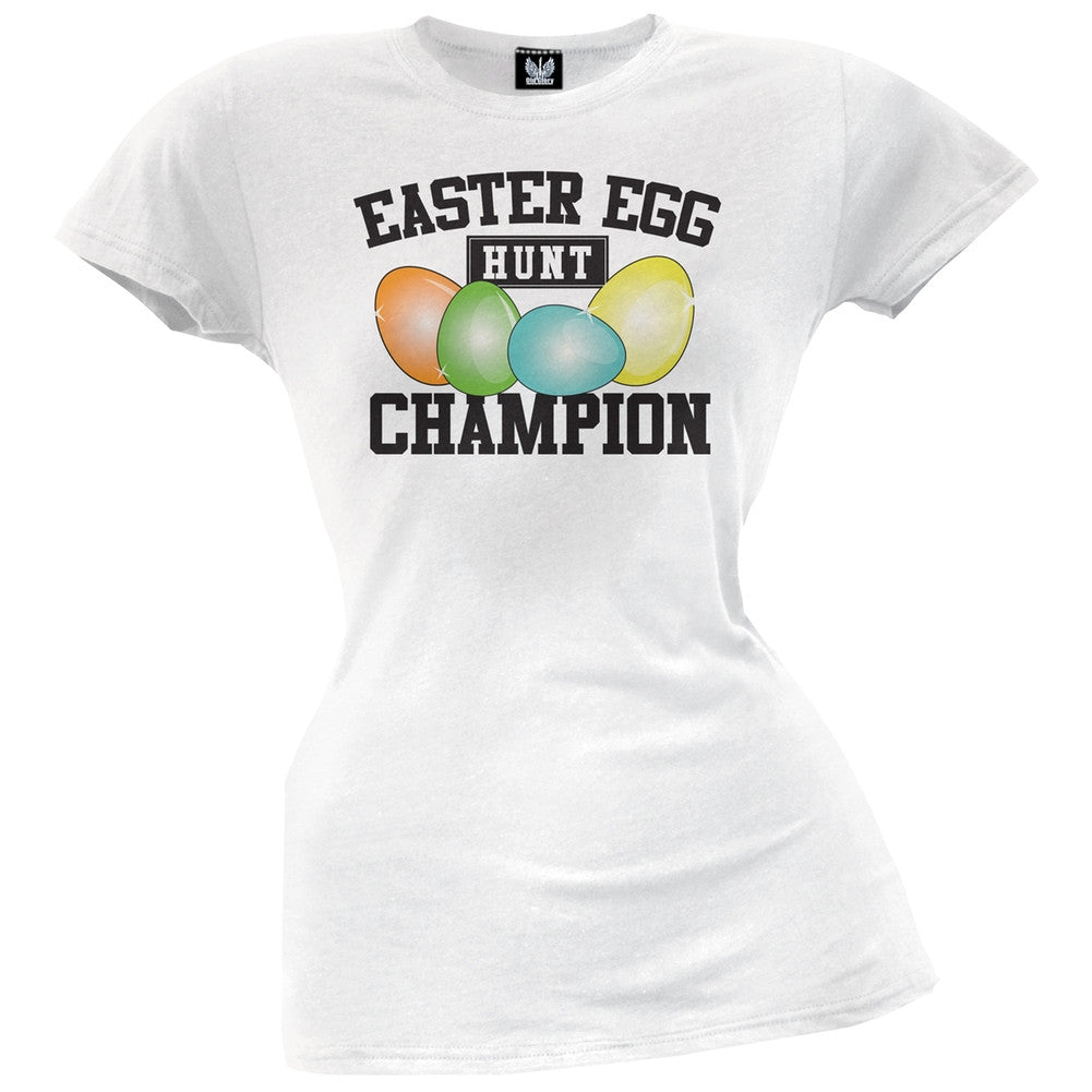 Easter Egg Hunt Champion Juniors T-Shirt Juniors T-Shirts Old Glory   