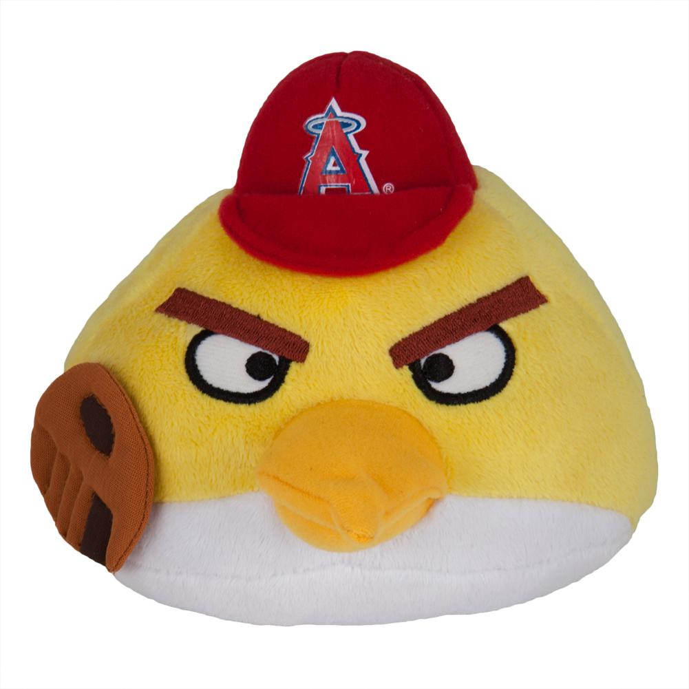 Angry Birds - Los Angeles Angels Yellow Bird Plush Plush Toys Old Glory OS Yellow 