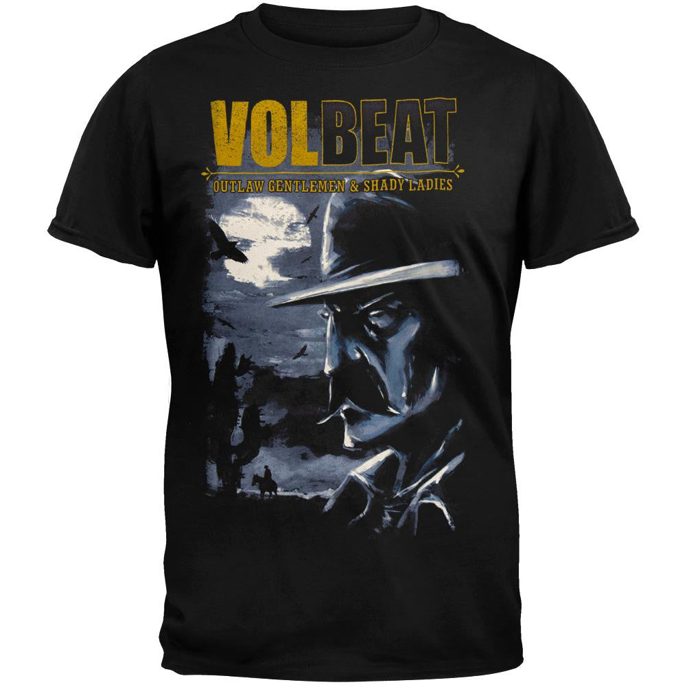 Volbeat - Outlaw Genteman T-Shirt Men's T-Shirts Volbeat   