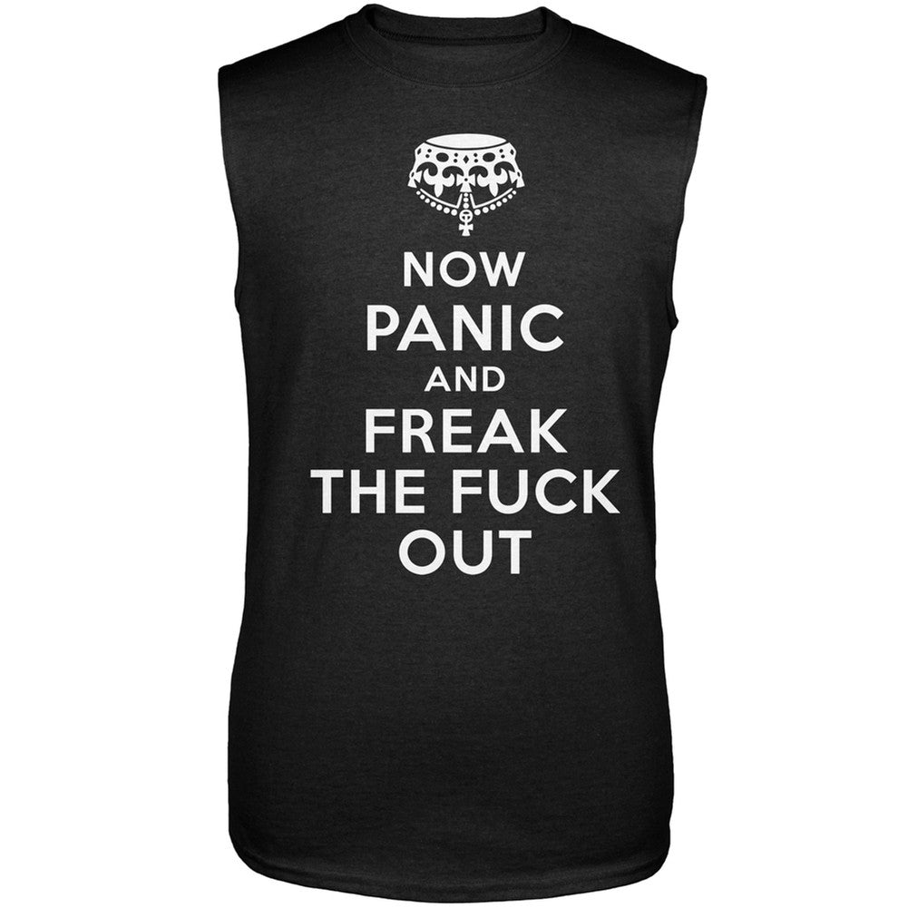 Now Panic and Freak the Fuck Out Sleeveless T-Shirt Men's T-Shirts Old Glory   