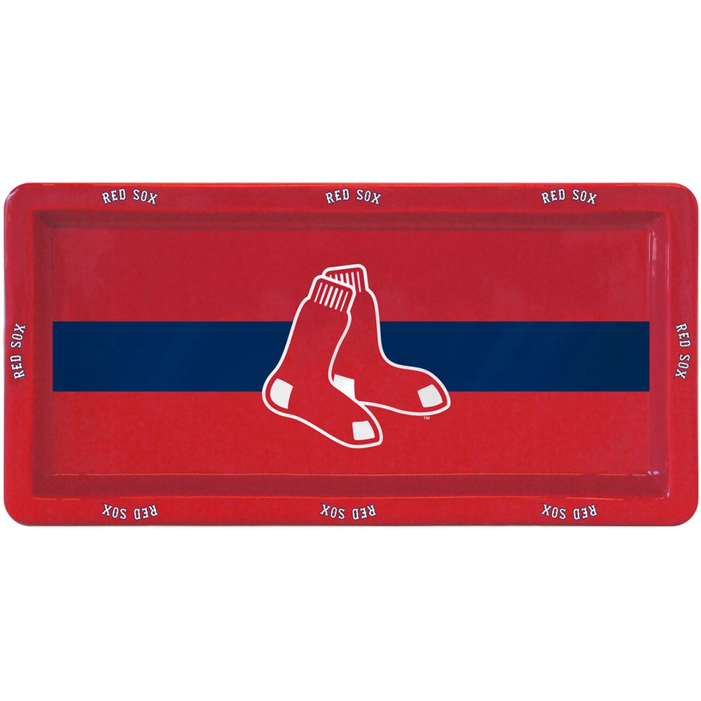 Boston Red Sox - Logo Game Time Platter Platters Old Glory OS Red 