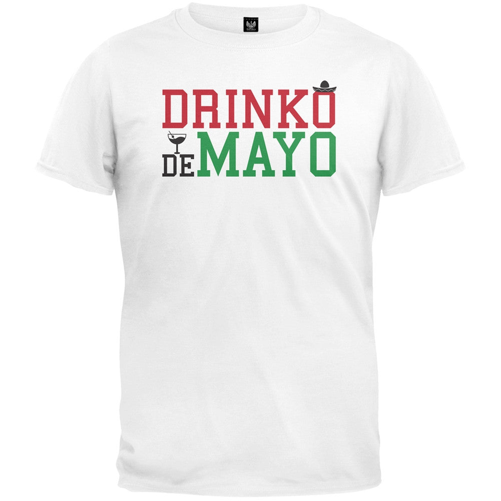 Cinco De Mayo - Drinko de Mayo T-Shirt Men's T-Shirts Old Glory   