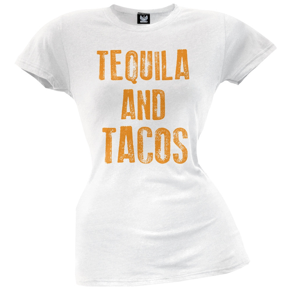 Cinco De Mayo - Tequila and Tacos Juniors T-Shirt Juniors T-Shirts Old Glory   