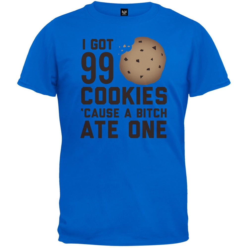 I Got 99 Cookies T-Shirt Men's T-Shirts Old Glory 2XL Blue 