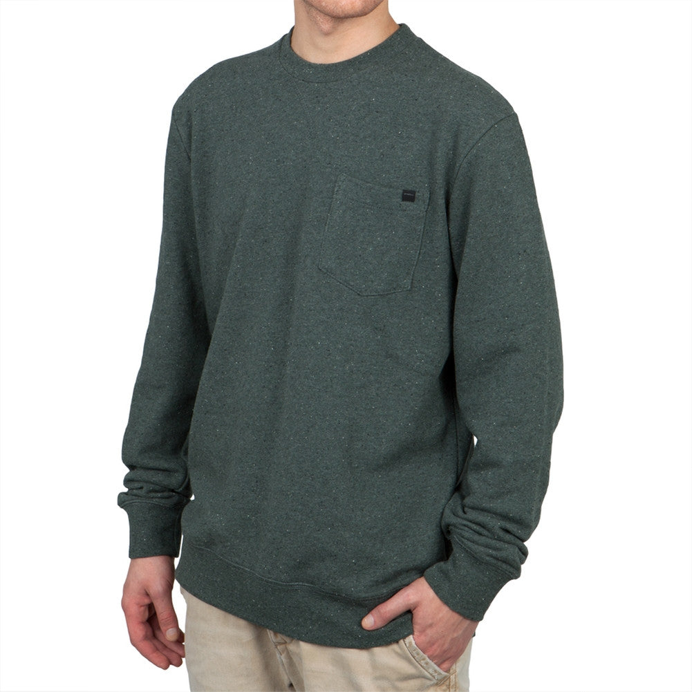 O'Neill - Bayview Steel Grey Crew Neck Sweatshirt Men's Sweatshirts O'Neill   