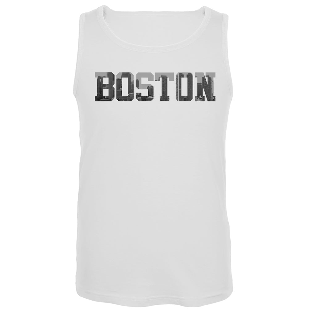 Boston Tank Top Men's Tank Tops Old Glory LG White 