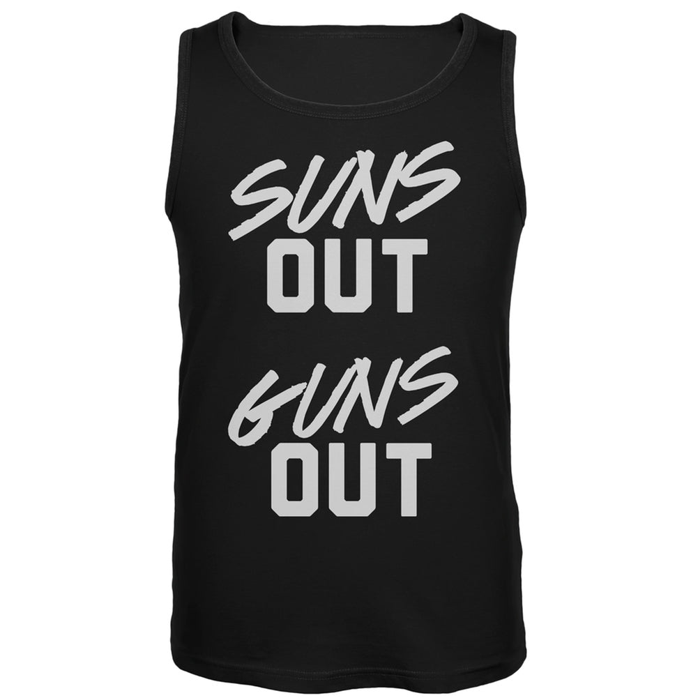 Suns Out Guns Out Tank Top Men's Tank Tops Old Glory LG Black 