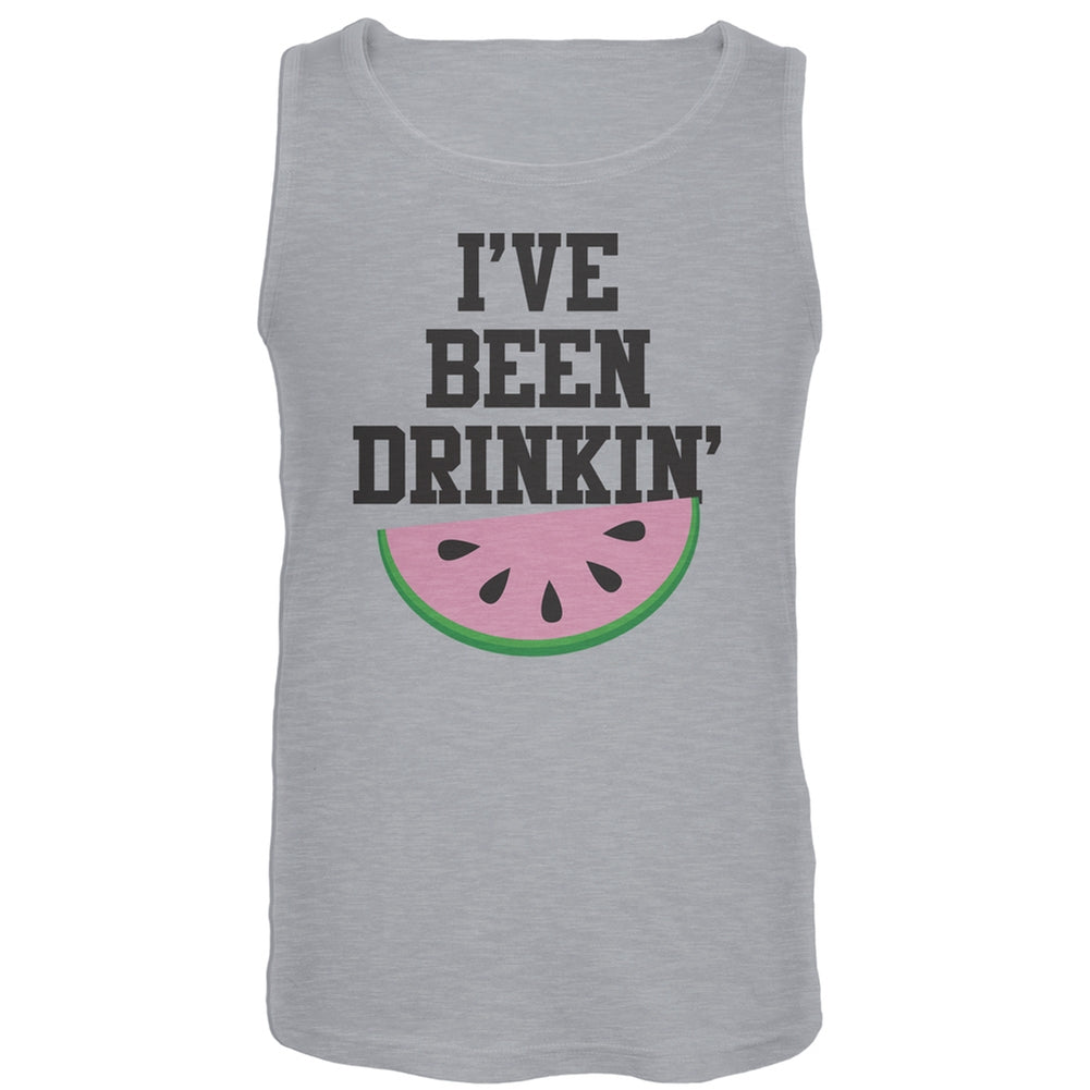 I've Been Drinkin' Tank Top Men's Tank Tops Old Glory LG Grey 