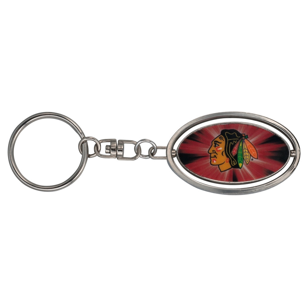 Chicago Blackhawks - Logo Spinner Keychain Keychains Old Glory OS Red 