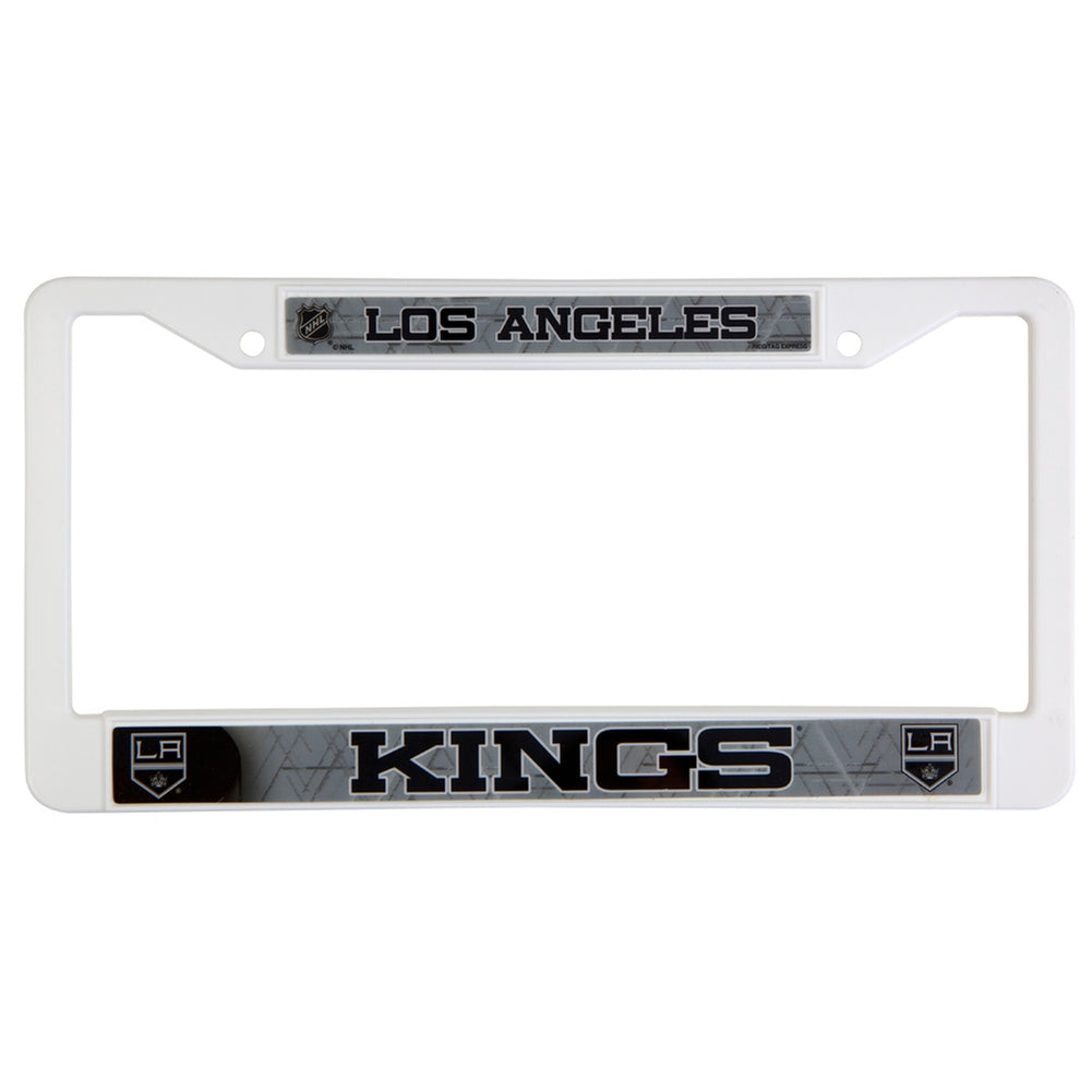 Los Angeles Kings - Letter Logo Plastic License Plate Frame License Plate Frames Old Glory OS White 