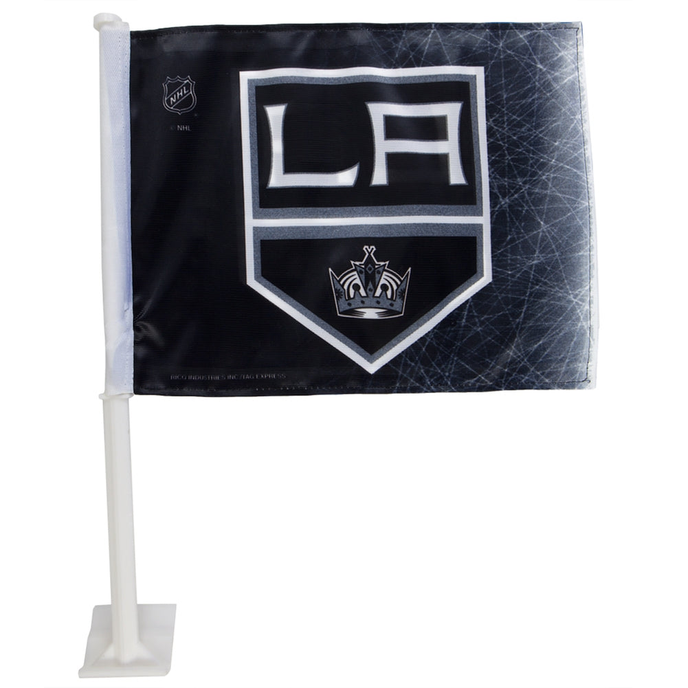 Los Angeles Kings - Logo Car Flag Flags Old Glory OS Black 