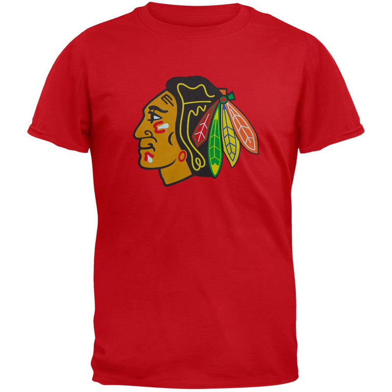 Chicago Blackhawks - Core Logo T-Shirt Men's T-Shirts Chicago Blackhawks   