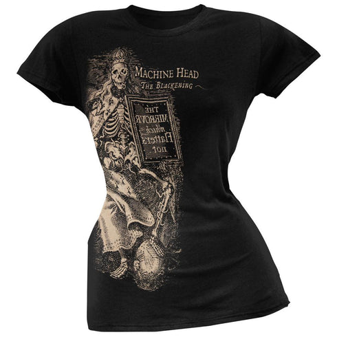 Machine Head 'The Blackening' Skull King T-Shirt - Officially Licensed Junior's Large Music Tee