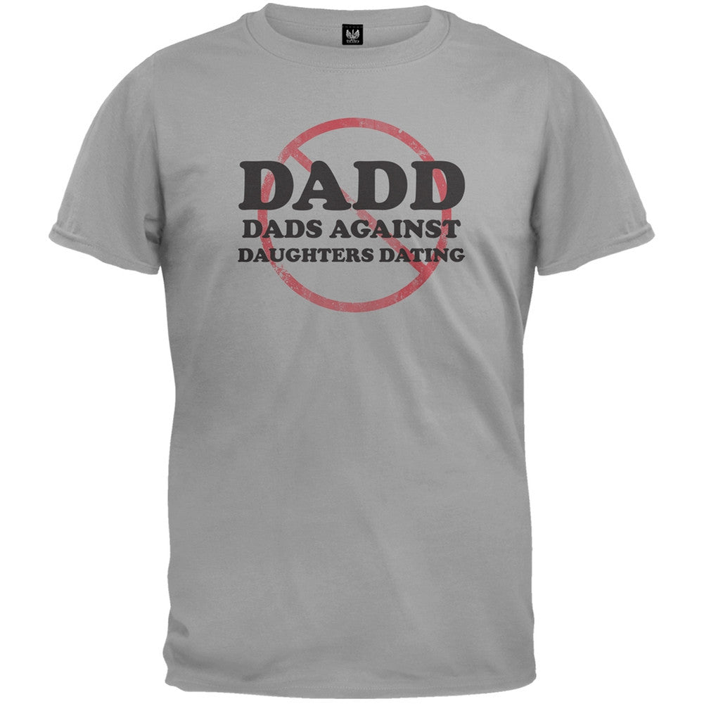 Father's Day DADD Dads Against Daughters Dating Black Adult T-Shirt Men's T-Shirts Old Glory   