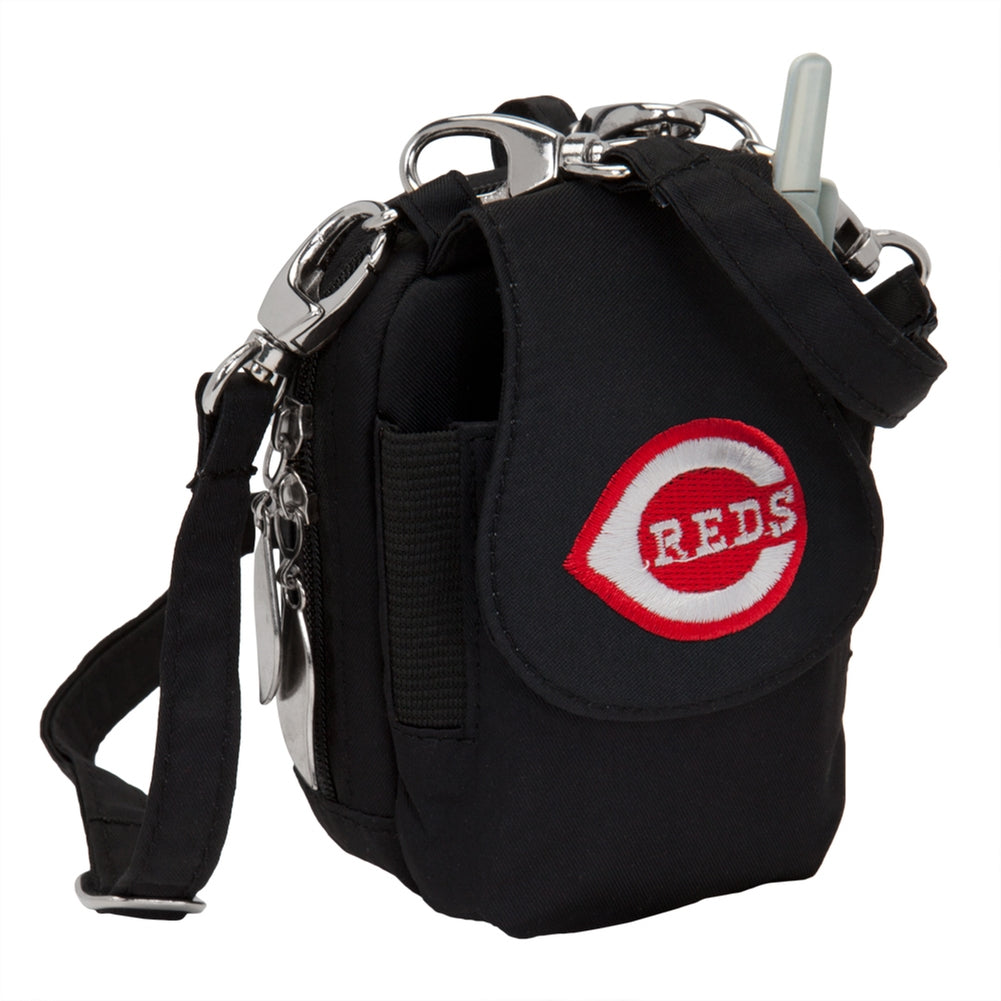 Cincinnati Reds - Logo Flip Phone Wallet Wallets Old Glory OS Black 