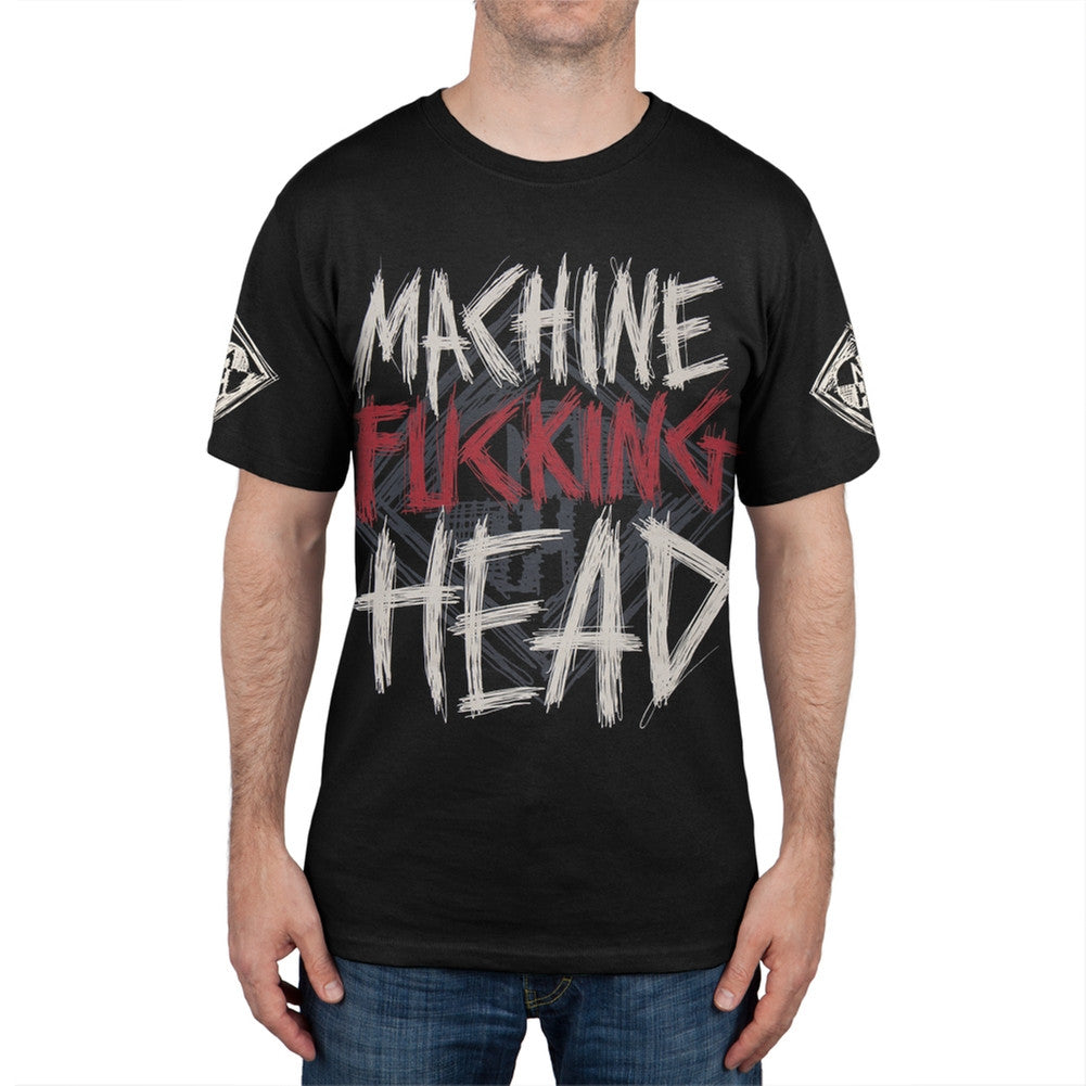 Machine Head - Machine Effin Head T-Shirt Men's T-Shirts Machine Head   