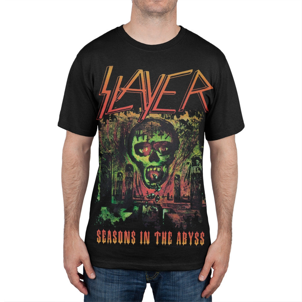 Slayer - Seasons in the Abyss T-Shirt Men's T-Shirts Slayer SM Black 