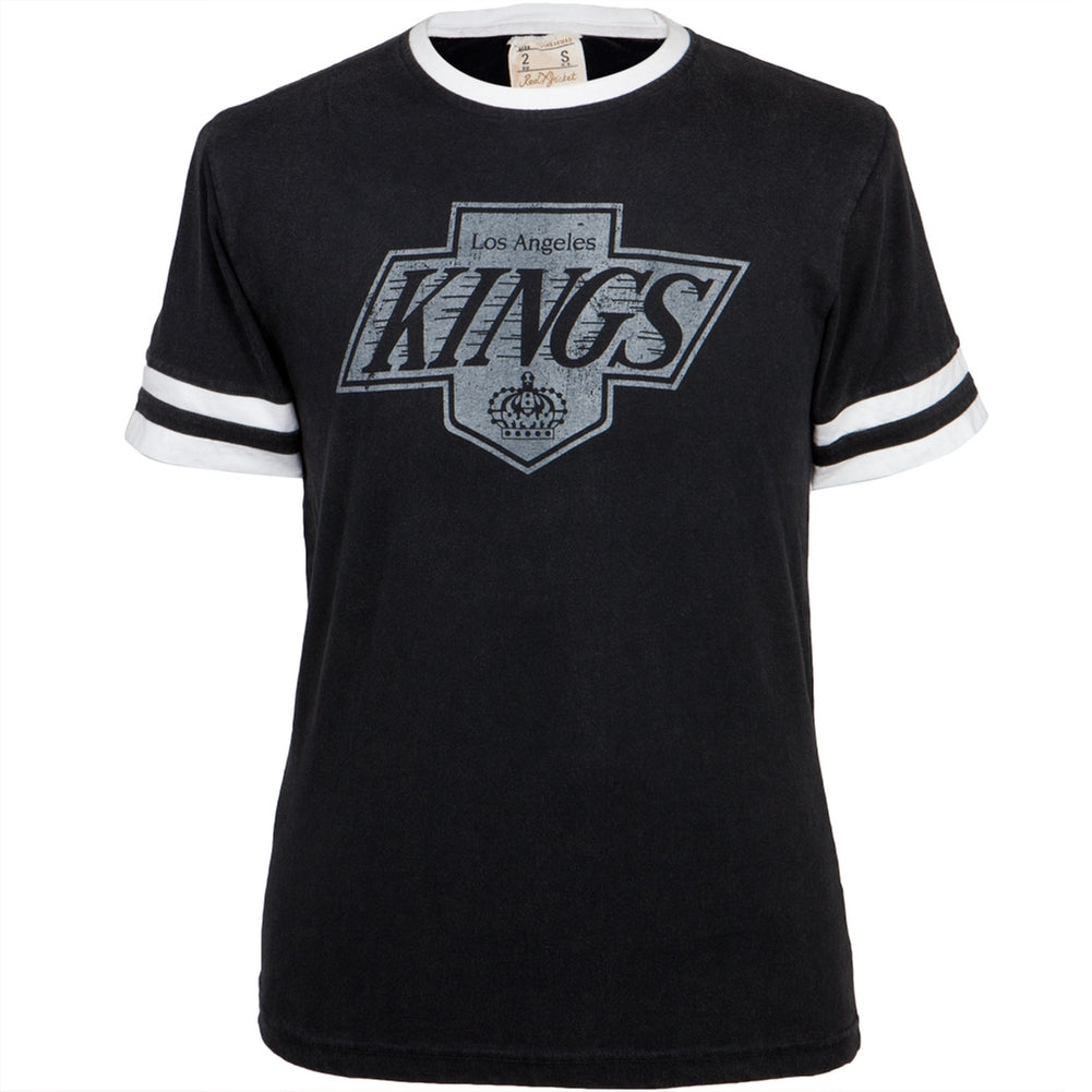 Los Angeles Kings - Logo Remote Control Jersey T-Shirt Men's T-Shirts NHL Playoffs SM Black 