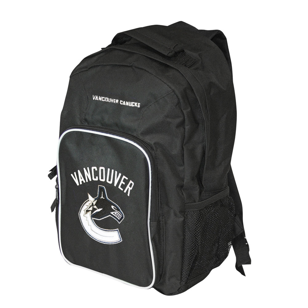 Vancouver Canucks - Logo Medium Backpack Backpacks Old Glory OS Black 