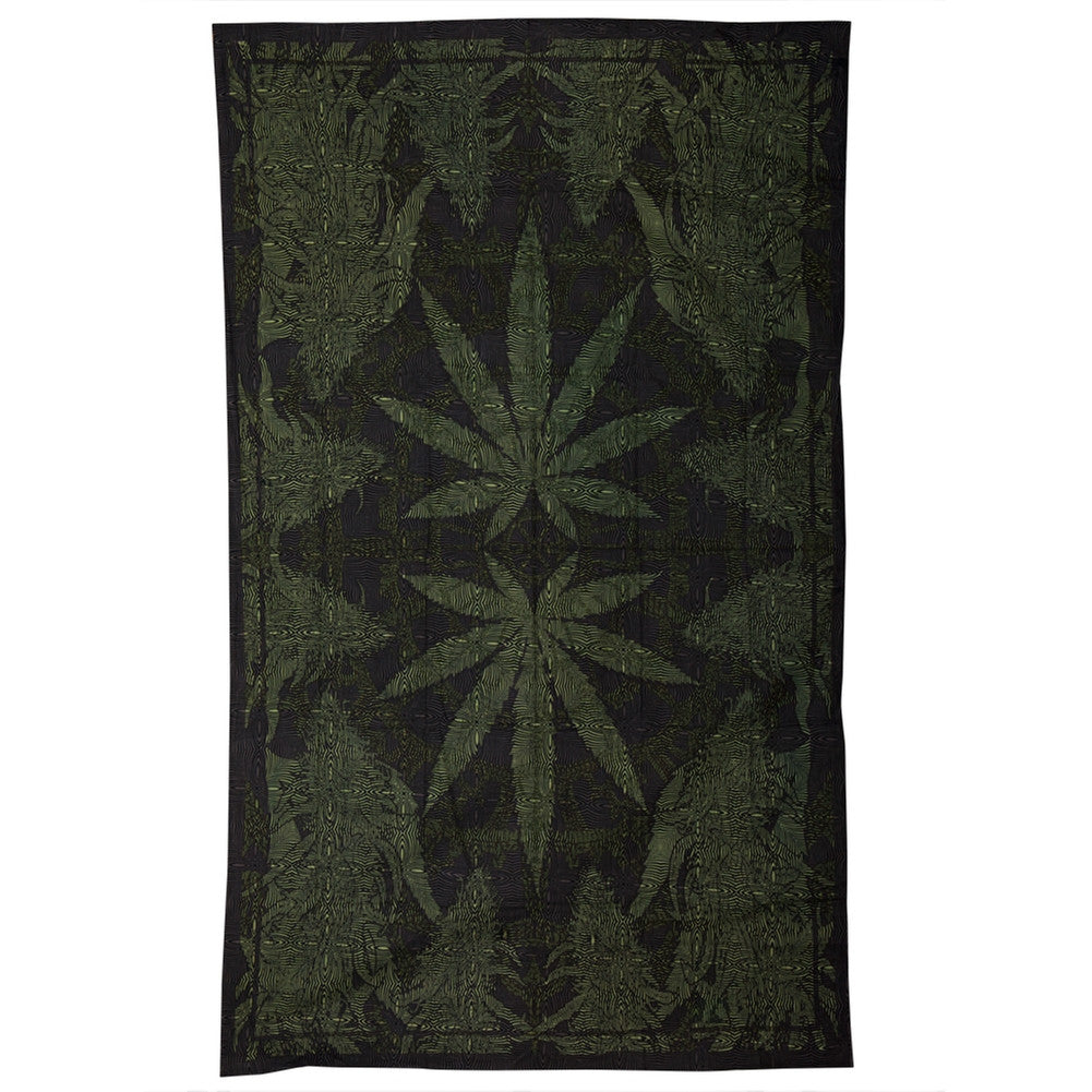 Fractal Pot Leaf Tapestry Tapestries Old Glory   