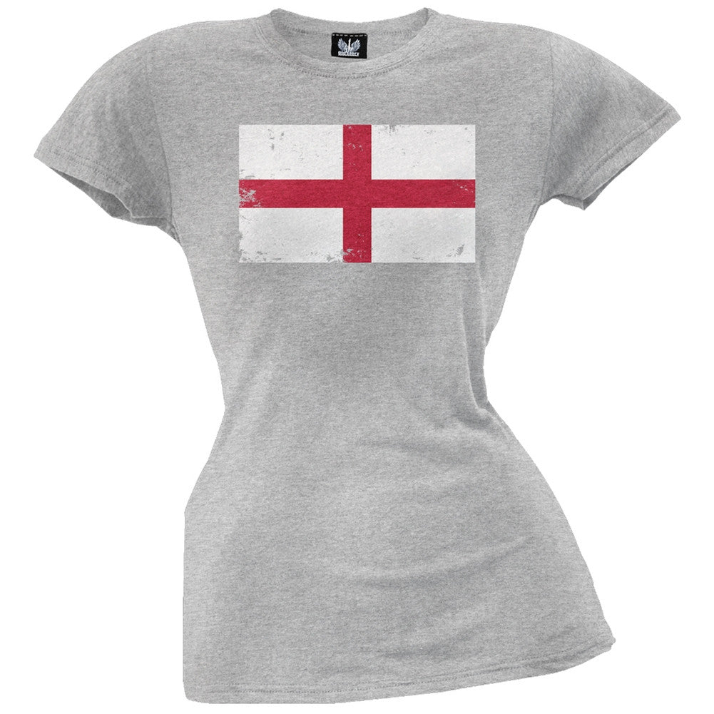 World Cup England Distressed Flag Juniors T-Shirt Juniors T-Shirts FIFA   