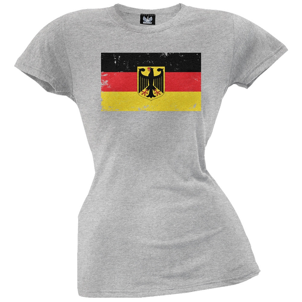 World Cup Germany Distressed Flag Juniors T-Shirt Juniors T-Shirts FIFA   