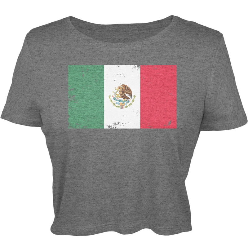 World Cup Mexico Distressed Flag Juniors T-Shirt Juniors T-Shirts FIFA   