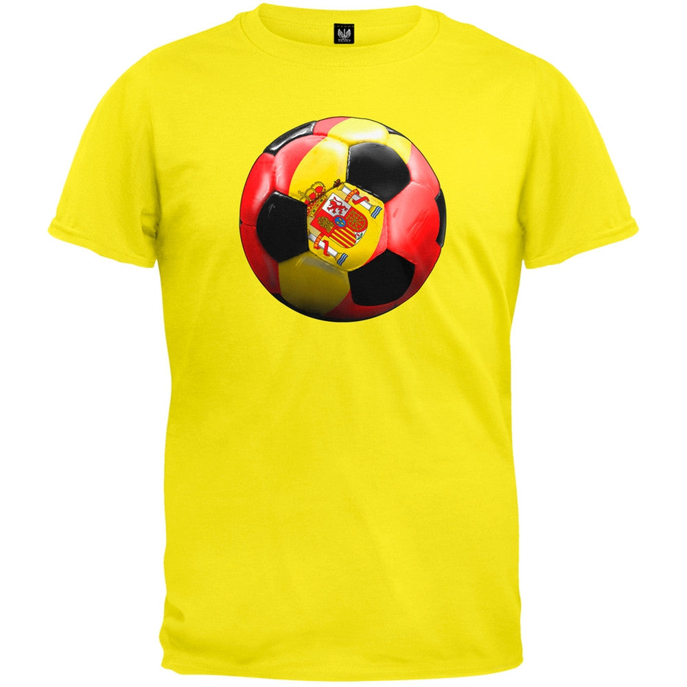 World Cup Spain Soccer T-Shirt Men's T-Shirts FIFA   