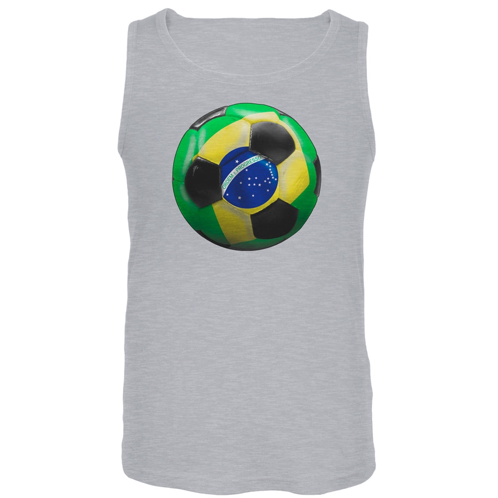 World Cup Brazil Soccer Tank Top Men's Tank Tops FIFA LG Grey 