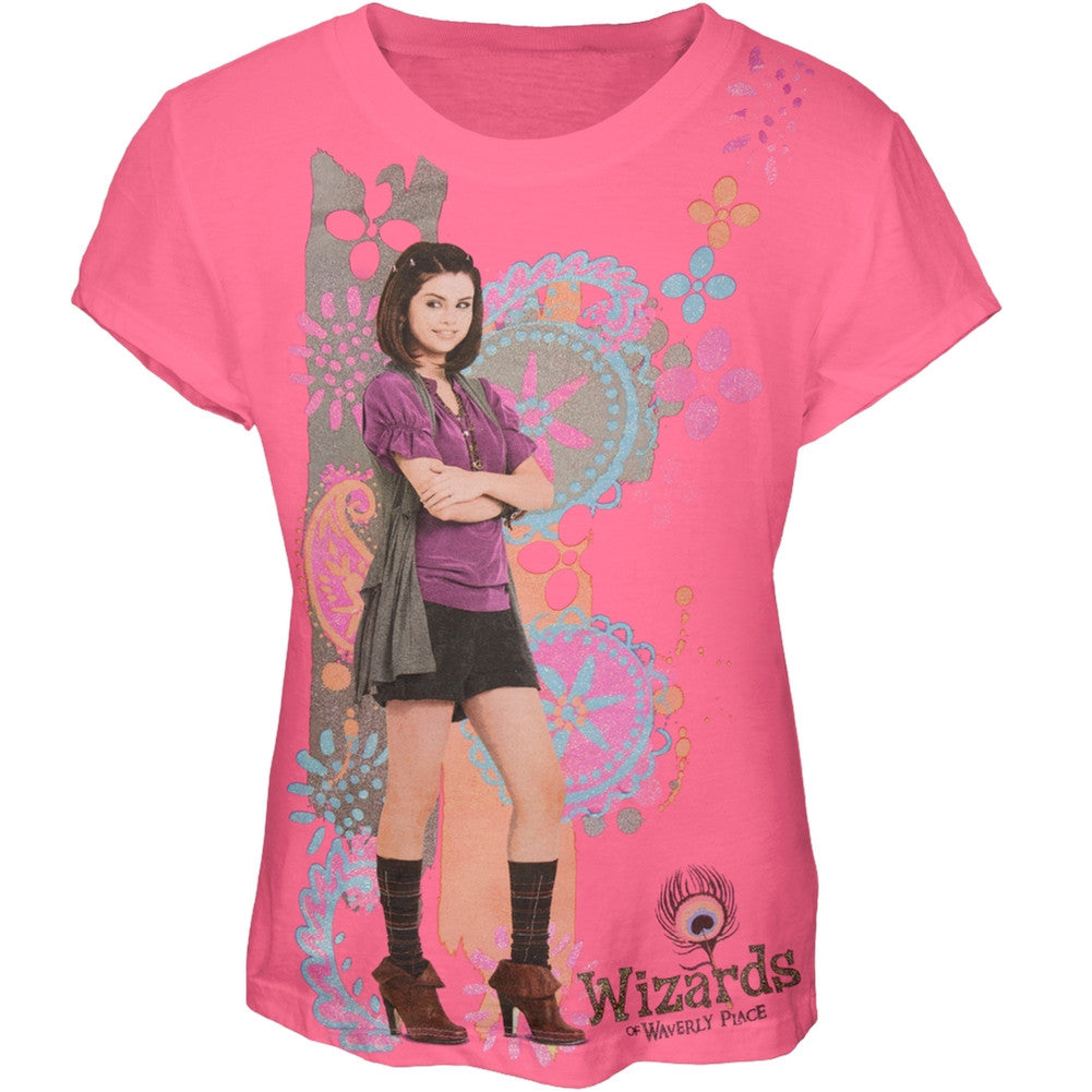 Wizards Of Waverly Place - Whimsical Alex Girls Youth T-Shirt Youth T-Shirts Wizards of Waverly Place MD Pink 