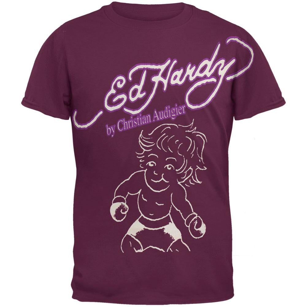 Ed Hardy - Boxer Youth T-Shirt Youth T-Shirts Ed Hardy LG Purple 