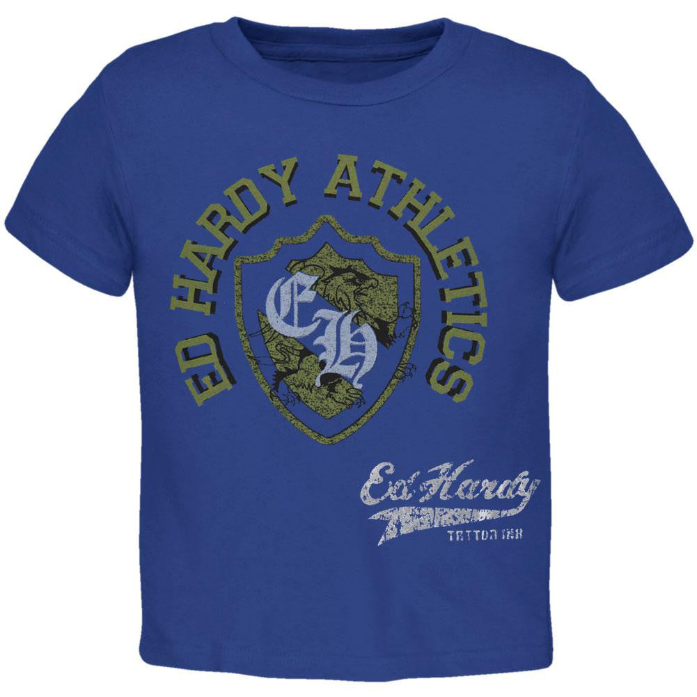 Ed Hardy - Athletics Blue Juvy T-Shirt Juvenile T-Shirts Ed Hardy J4/5 Blue 