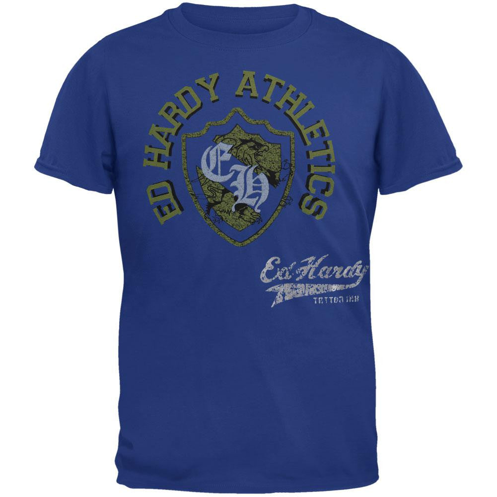 Ed Hardy - Athletics Blue Youth T-Shirt Youth T-Shirts Ed Hardy LG Blue 