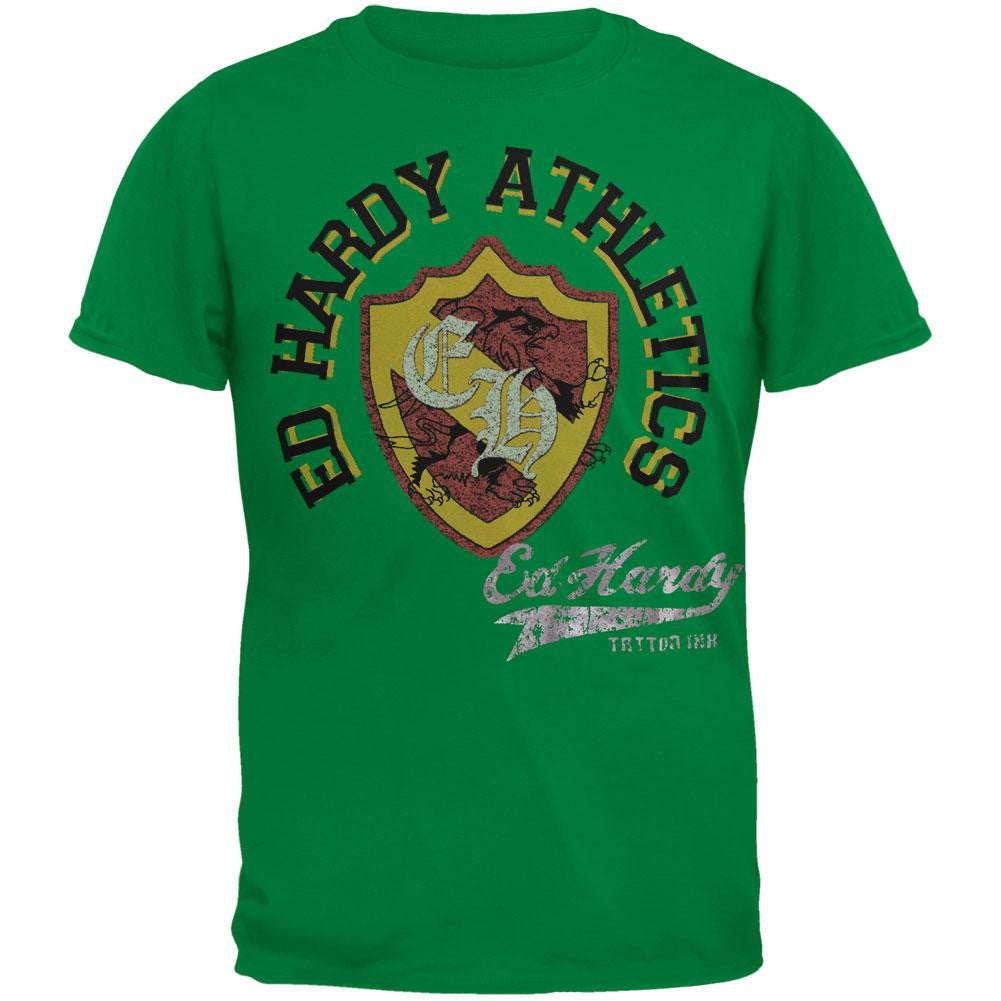 Ed Hardy - Athletics Green Youth T-Shirt Youth T-Shirts Ed Hardy LG Green 