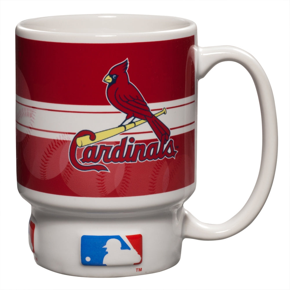 St. Louis Cardinals - Baseball Logo Homerun 16 oz Mug Coffee Mugs Old Glory OS White 