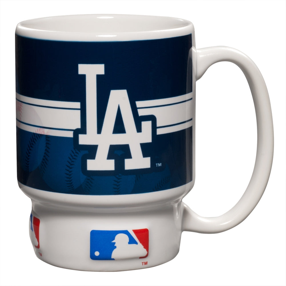 Los Angeles Dodgers - Baseball Logo Homerun 16 oz Mug Coffee Mugs Old Glory OS White 